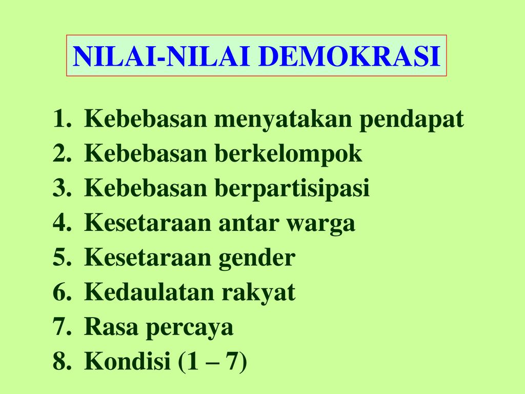 Faktor Pendukung Nilai Nilai Demokrasi Guru Paud